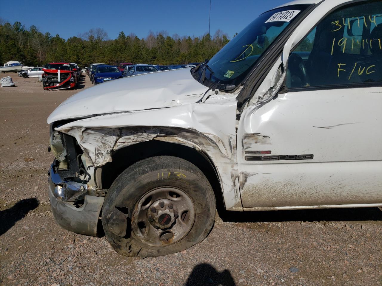 Photo 9 from auction – 2003 GMC SIERRA C25 with VIN 1GTHC24123E220191
