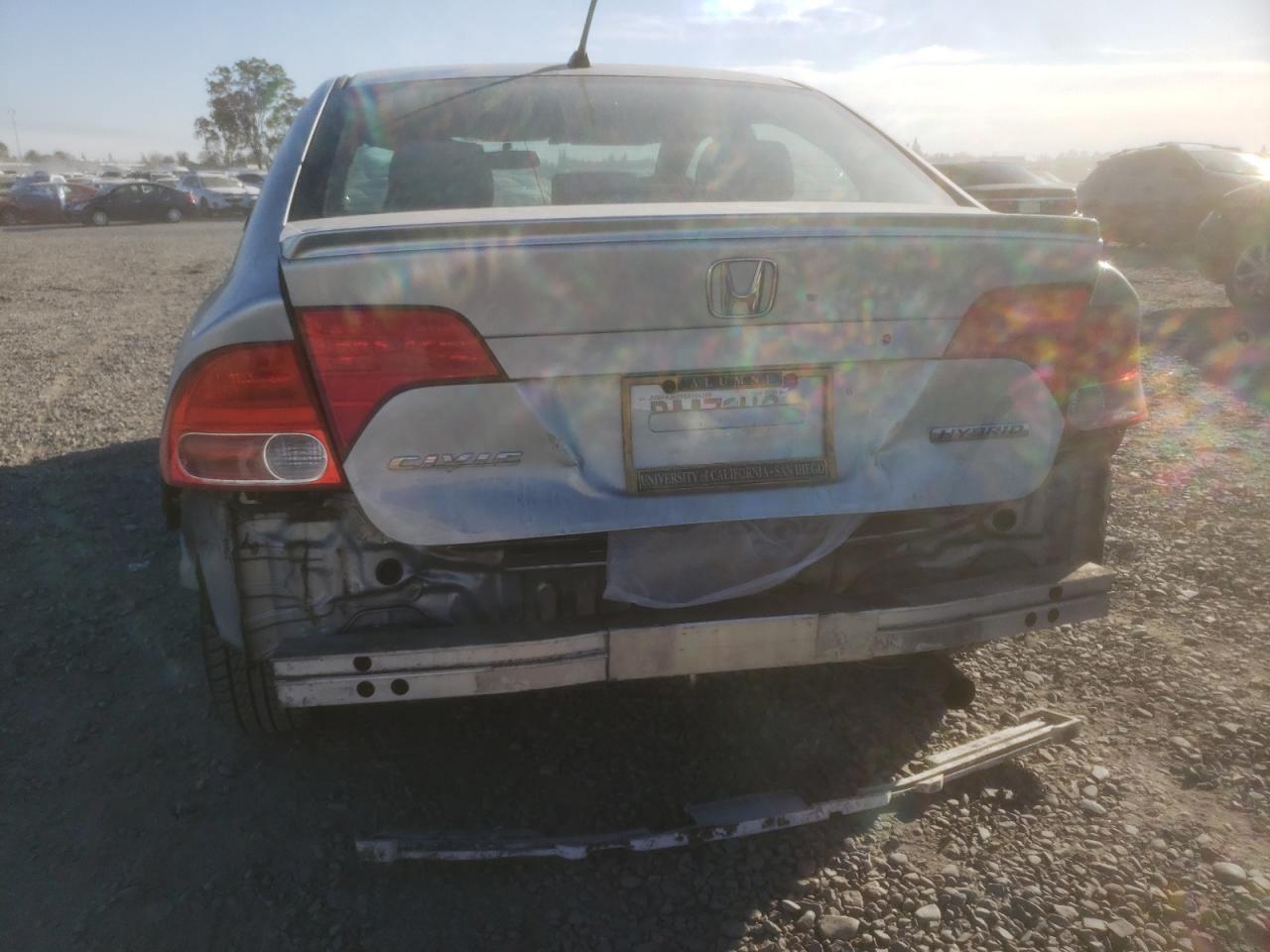 Photo 9 from auction – 2006 HONDA CIVIC HYBR with VIN JHMFA362X6S004375