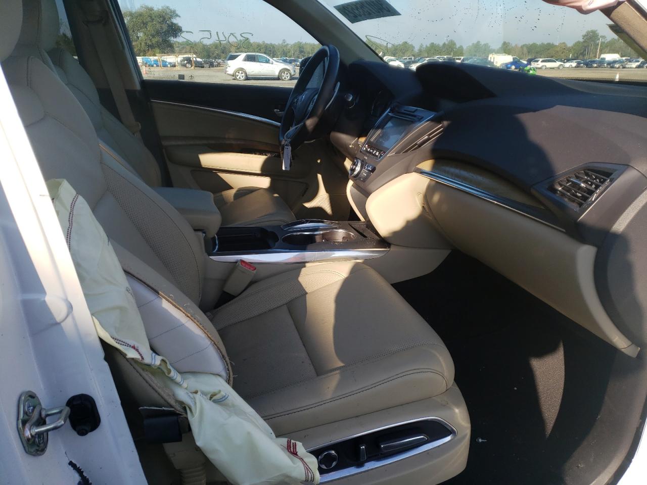 Photo 5 from auction – 2019 ACURA MDX TECHNO with VIN 5J8YD3H54KL005696