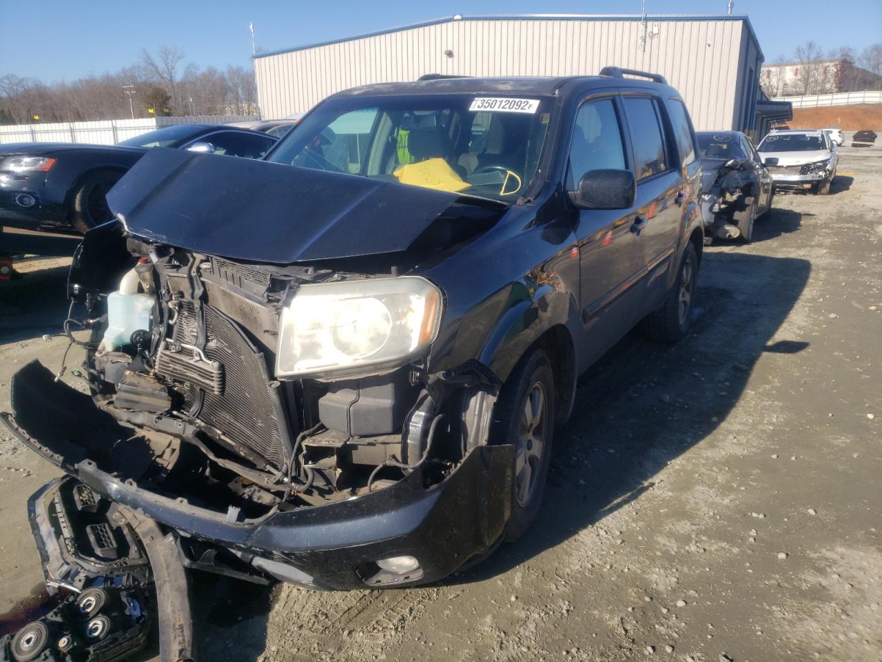 Photo 2 from auction – 2009 HONDA PILOT EXL with VIN 5FNYF38589B024595