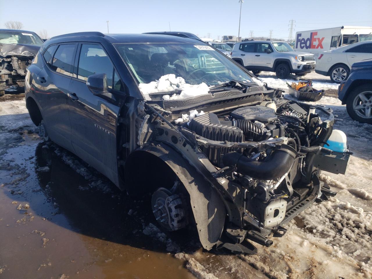 CHEVROLET BLAZER 2LT 2021 with VIN 3GNKBCRS5MS534982 - Photo from auction