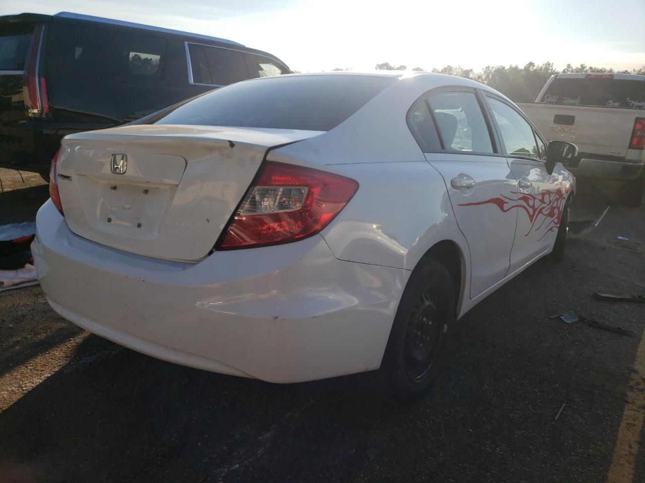 Photo 4 from auction – 2012 HONDA CIVIC LX with VIN 19XFB2F54CE030228