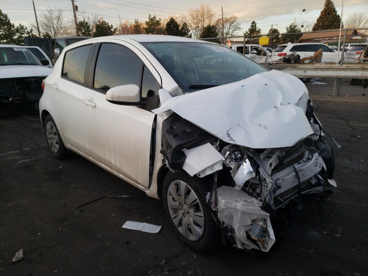 TOYOTA YARIS 2013 with VIN JTDKTUD33DD548097 - Photo from auction