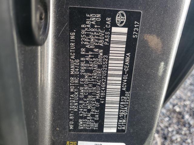 Photo 9 from auction – 2007 TOYOTA CAMRY CE with VIN 4T1BE46K27U525523
