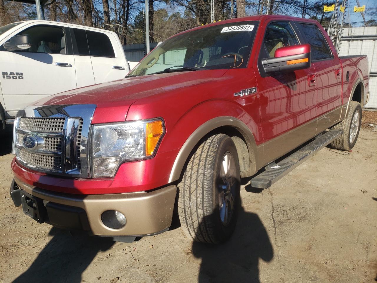 Photo 2 from auction – 2012 FORD F150 SUPER with VIN 1FTFW1CF7CKD51138