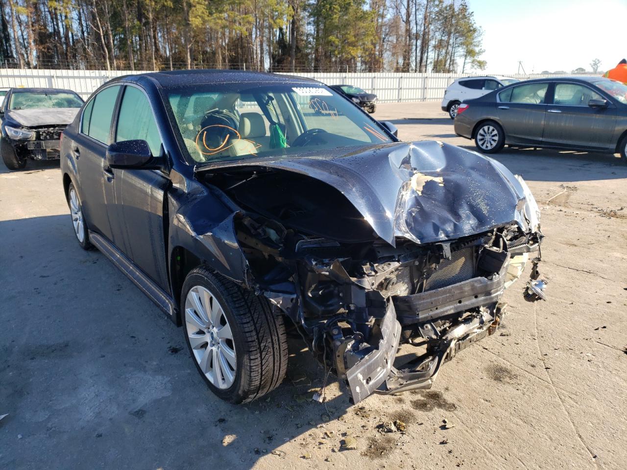 SUBARU LEGACY 2.5 2012 with VIN 4S3BMBK67C3009646 - Photo from auction