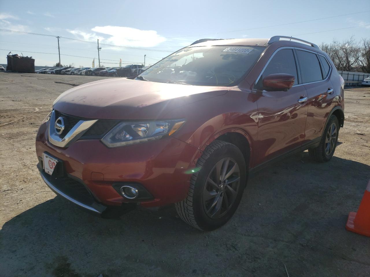 Photo 2 from auction – 2016 NISSAN ROGUE S with VIN KNMAT2MT3GP703122