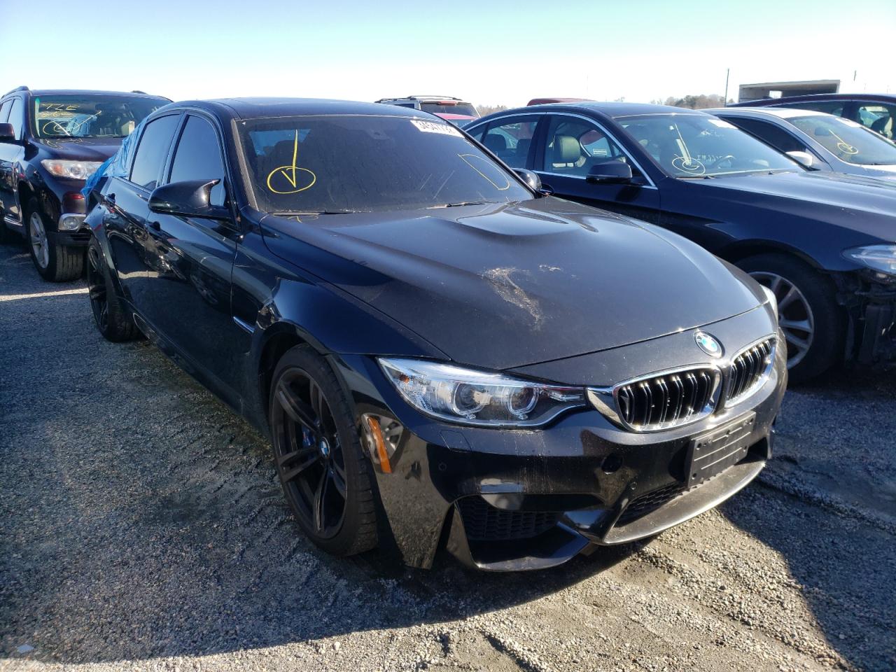 BMW M3 2015 with VIN WBS3C9C52FP803952 - Photo from auction