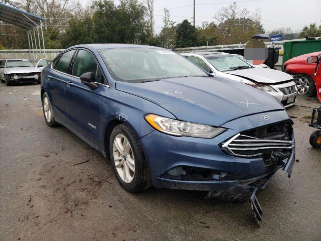 FORD FUSION SE 2018 with VIN 3FA6P0LU1JR223305 - Photo from auction