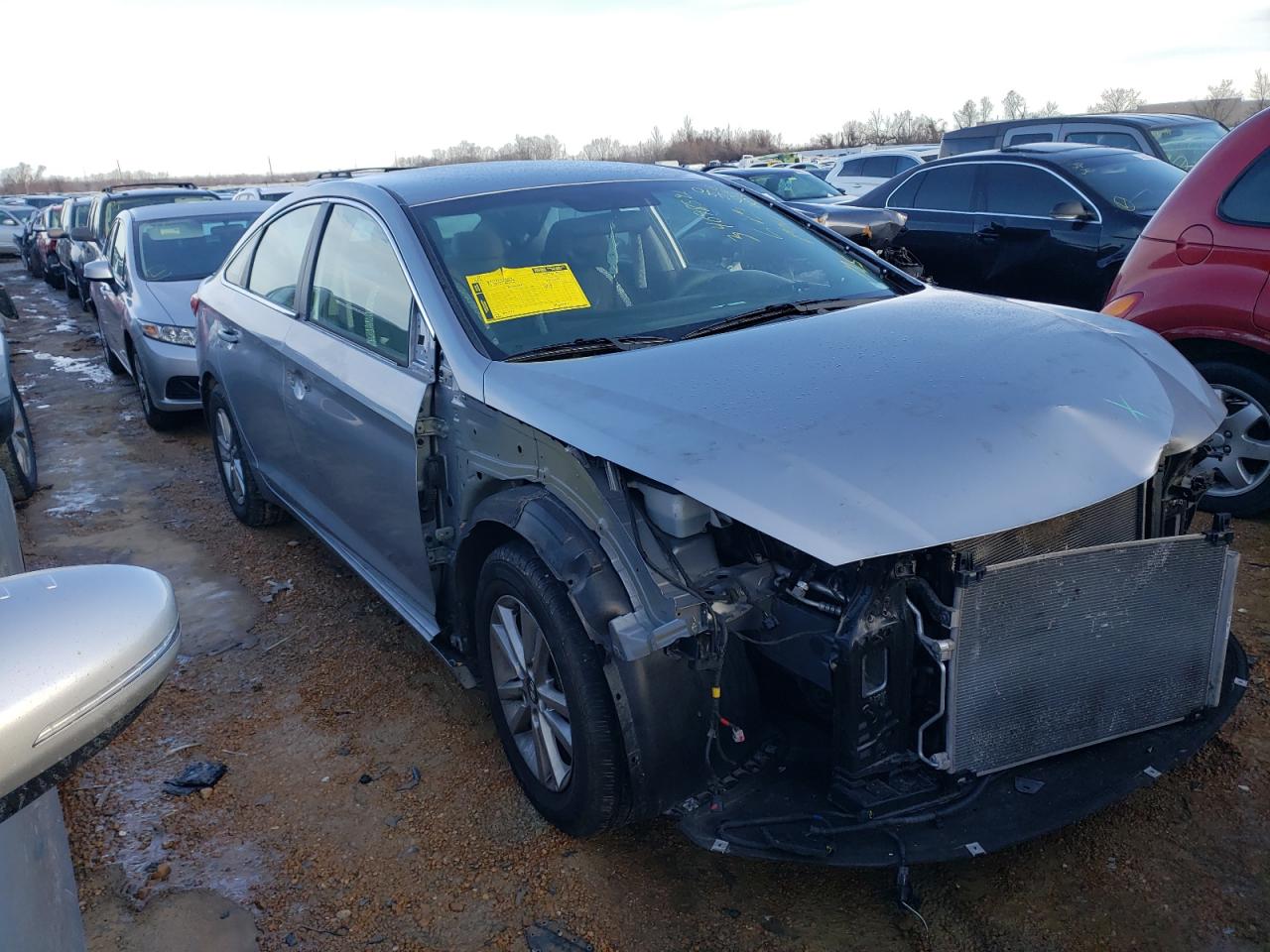 HYUNDAI SONATA SE 2017 with VIN 5NPE24AF5HH542798 - Photo from auction