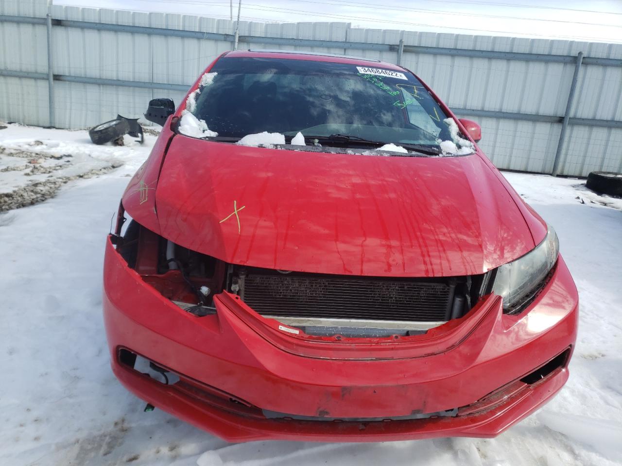 Photo 9 from auction – 2013 HONDA CIVIC SI with VIN 2HGFB6E58DH709340