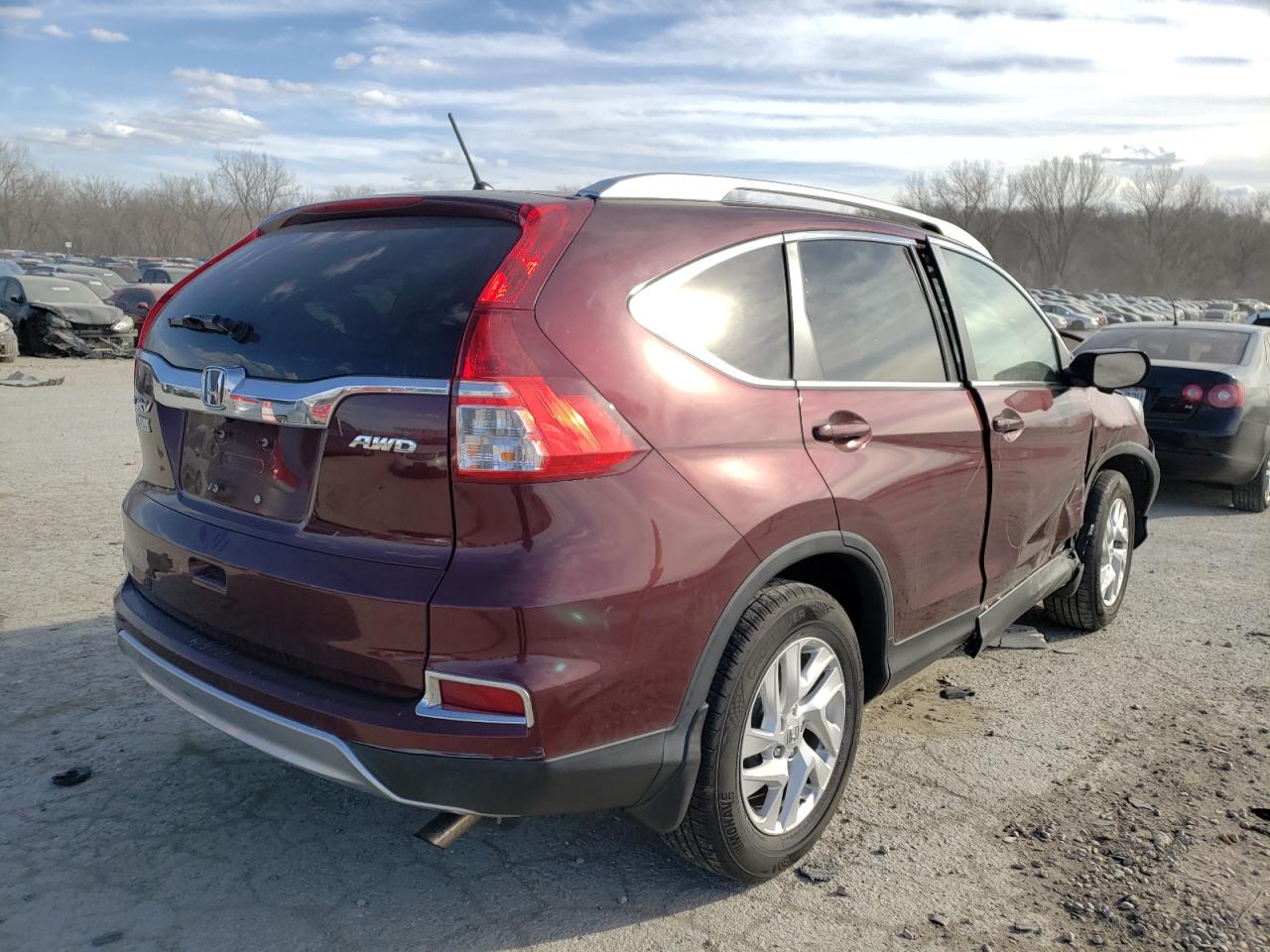 Photo 4 from auction – 2016 HONDA CR-V EX with VIN 2HKRM4H51GH605807