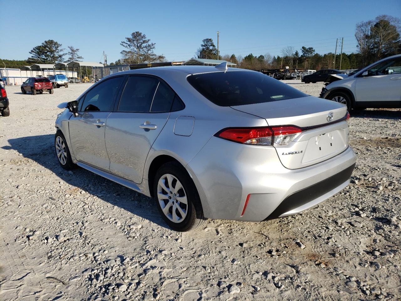 Photo 3 from auction – 2021 TOYOTA COROLLA LE with VIN JTDEPMAE3MJ176124