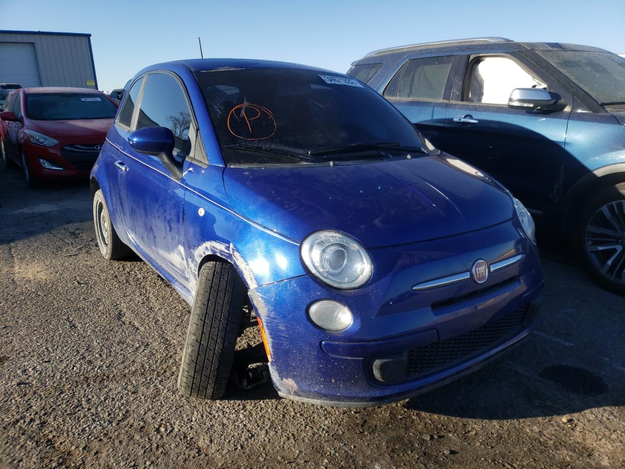 FIAT 500 POP 2013 with VIN 3C3CFFAR2DT535128 - Photo from auction