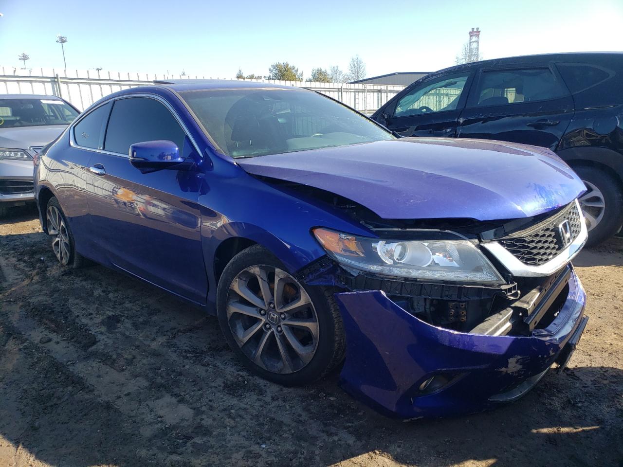 HONDA ACCORD EXL 2014 with VIN 1HGCT2B89EA003324 - Photo from auction