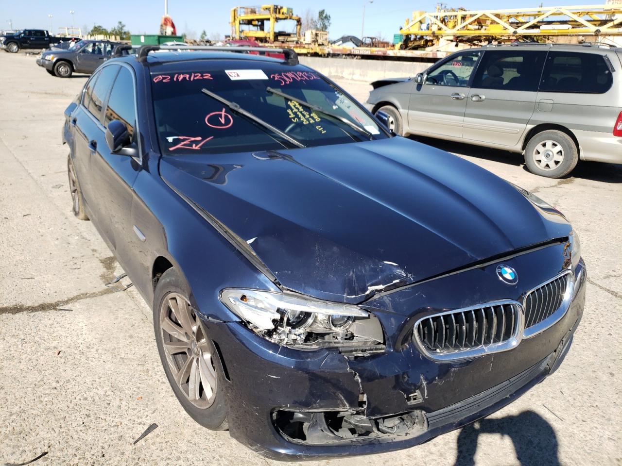 BMW 528 I 2014 with VIN WBA5A5C57ED500063 - Photo from auction