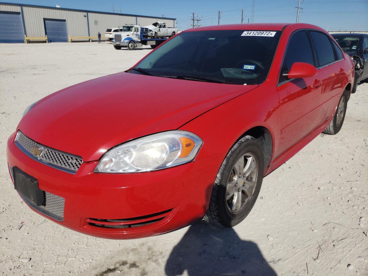 Photo 2 from auction – 2012 CHEVROLET IMPALA LS with VIN 2G1WF5E39C1328611