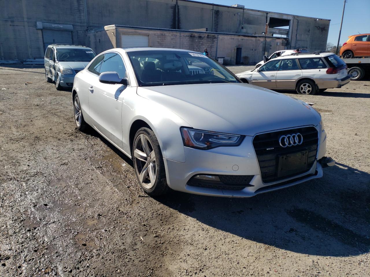 AUDI A5 PREMIUM 2014 with VIN WAULFAFR9EA054127 - Photo from auction