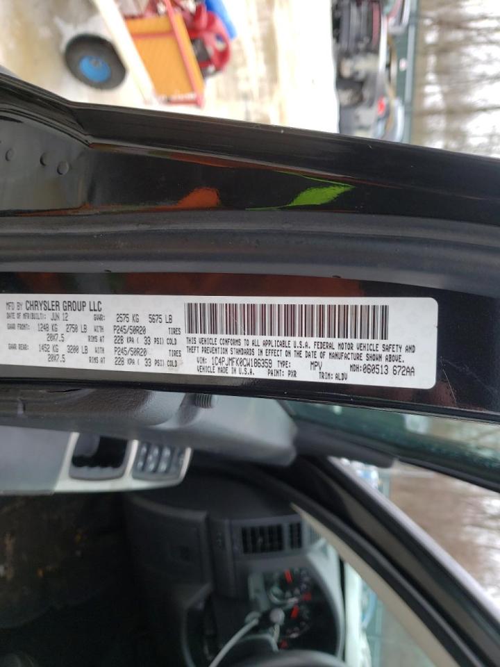 Photo 10 from auction – 2012 JEEP LIBERTY with VIN 1C4PJMFK0CW186359