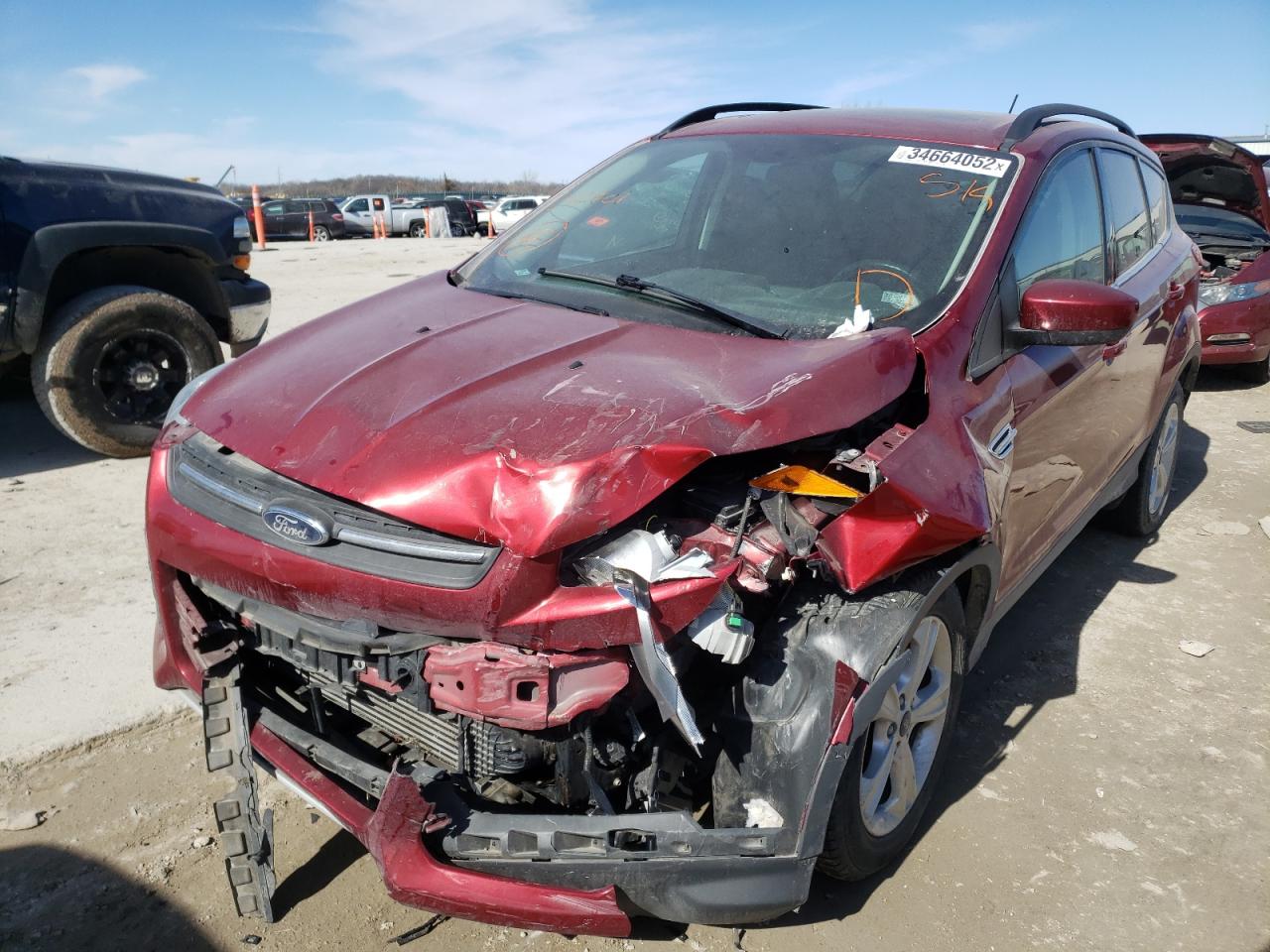 Photo 2 from auction – 2015 FORD ESCAPE SE with VIN 1FMCU9G93FUC12401