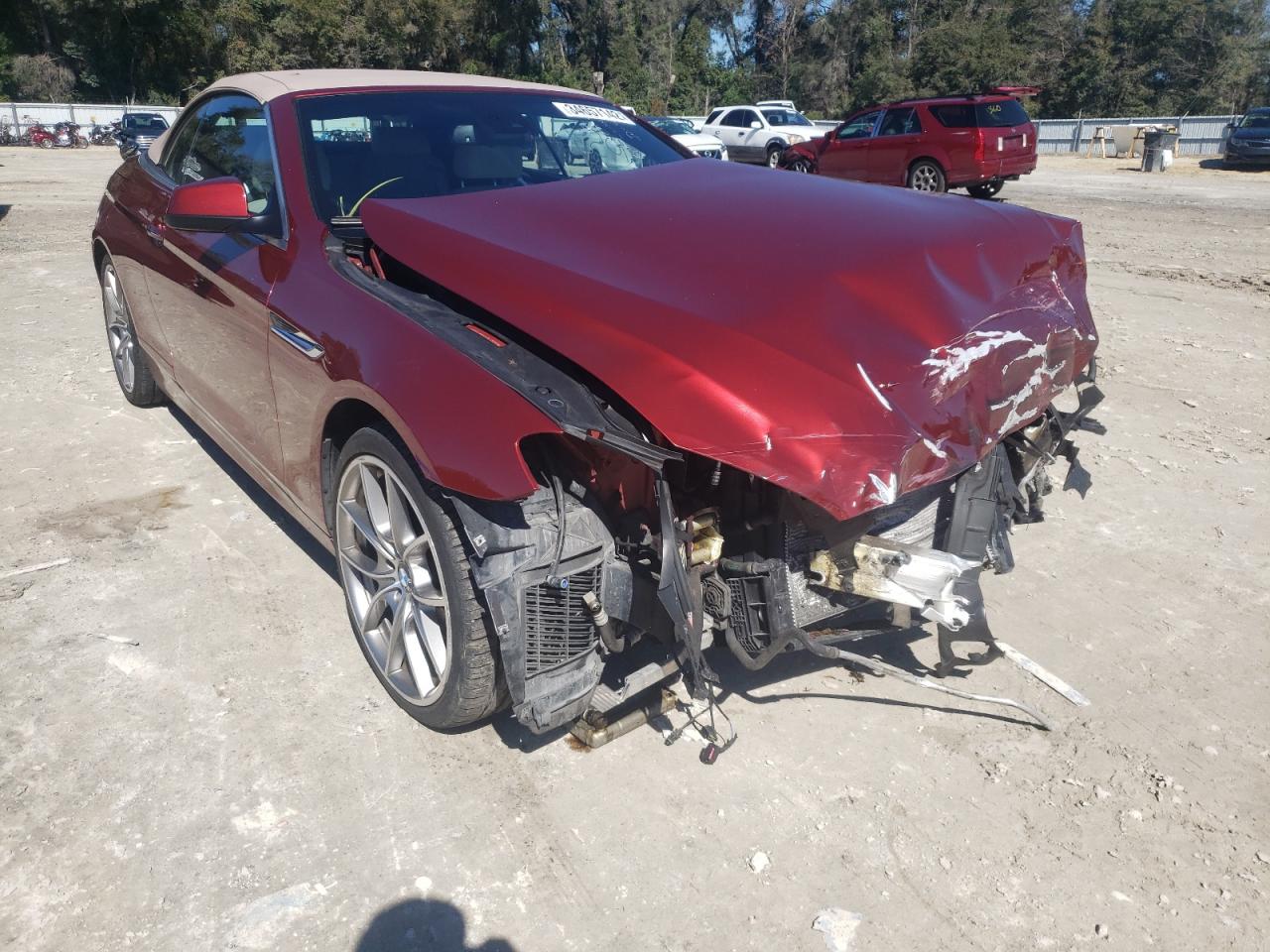 BMW 650 I 2012 with VIN WBALZ3C52CDL73059 - Photo from auction