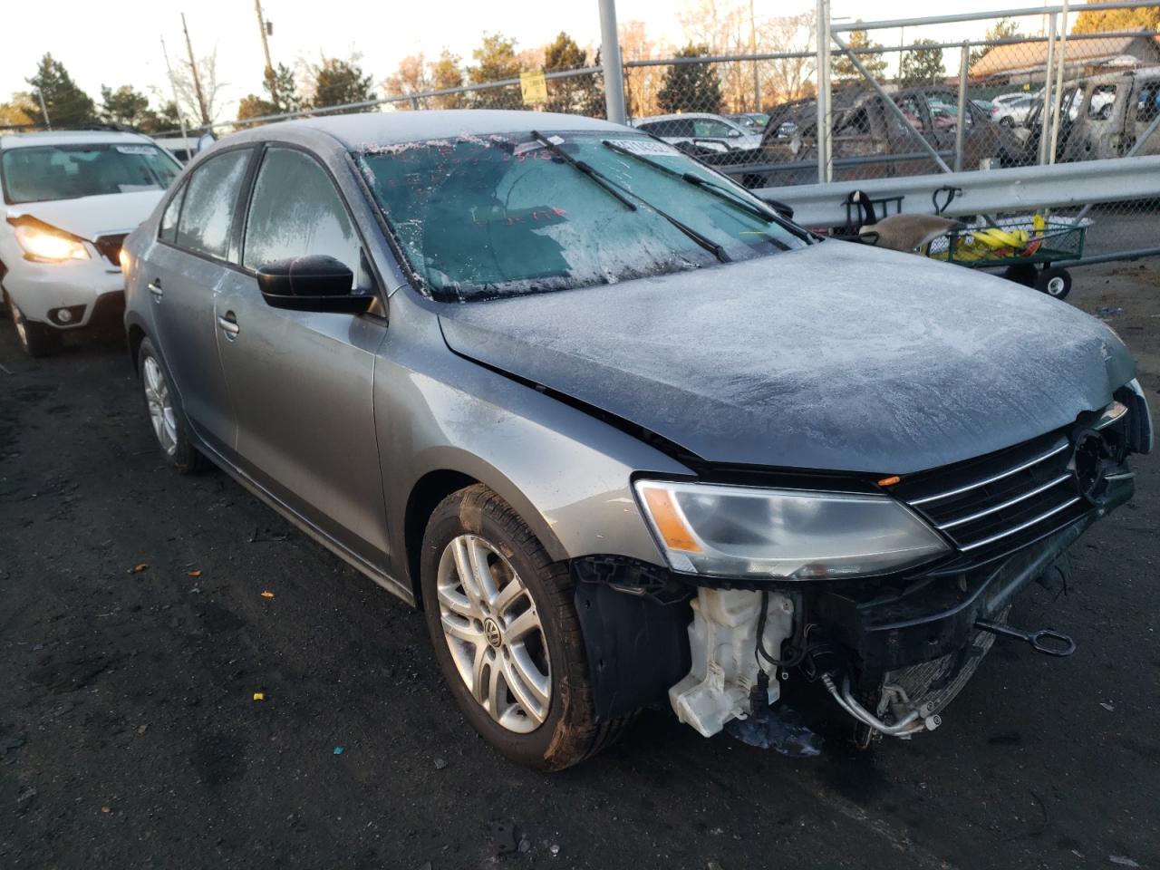 VOLKSWAGEN JETTA BASE 2015 with VIN 3VW2K7AJ4FM209635 - Photo from auction