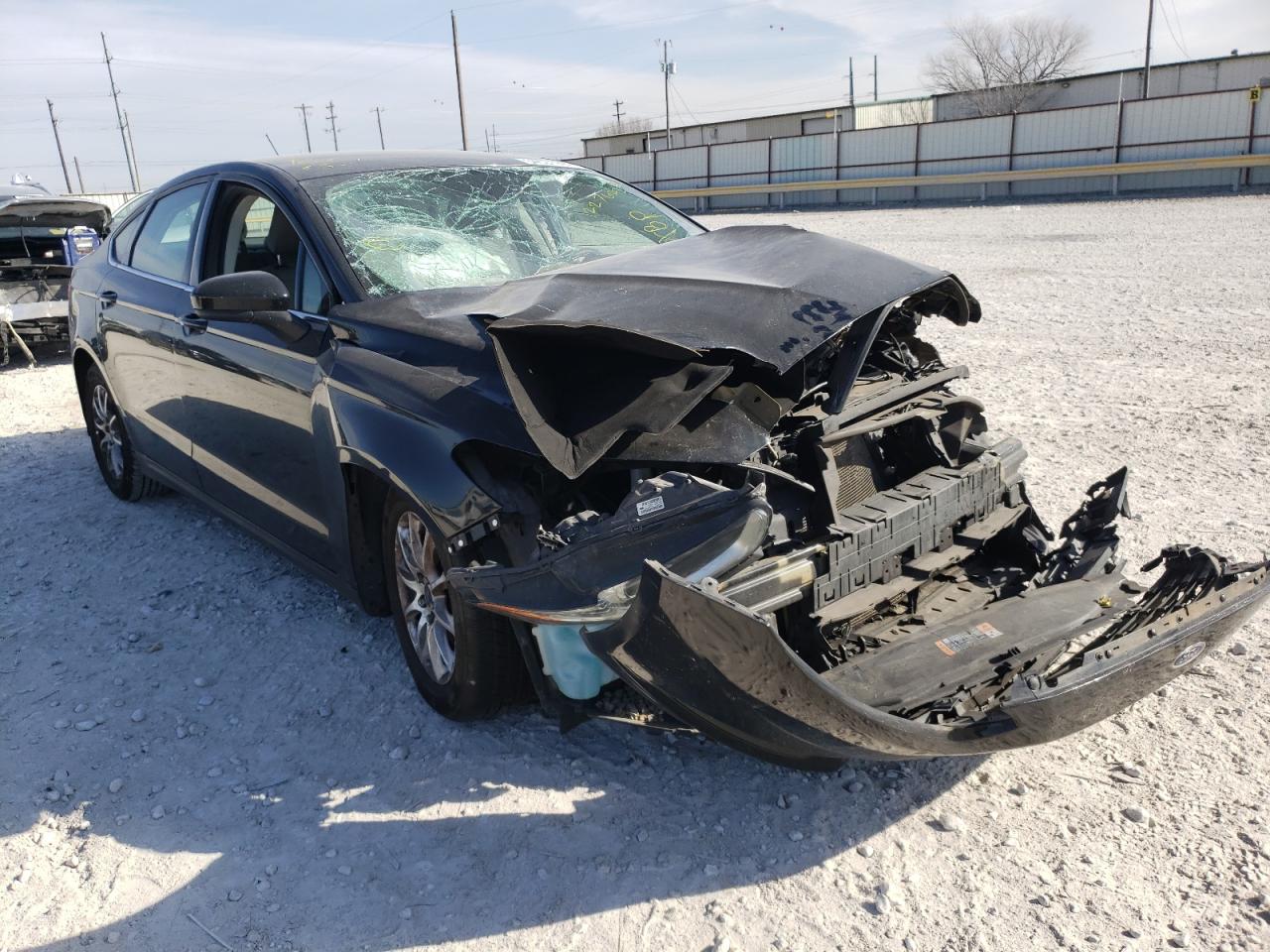 Photo 1 from auction – 2016 FORD FUSION S with VIN 3FA6P0G70GR227620