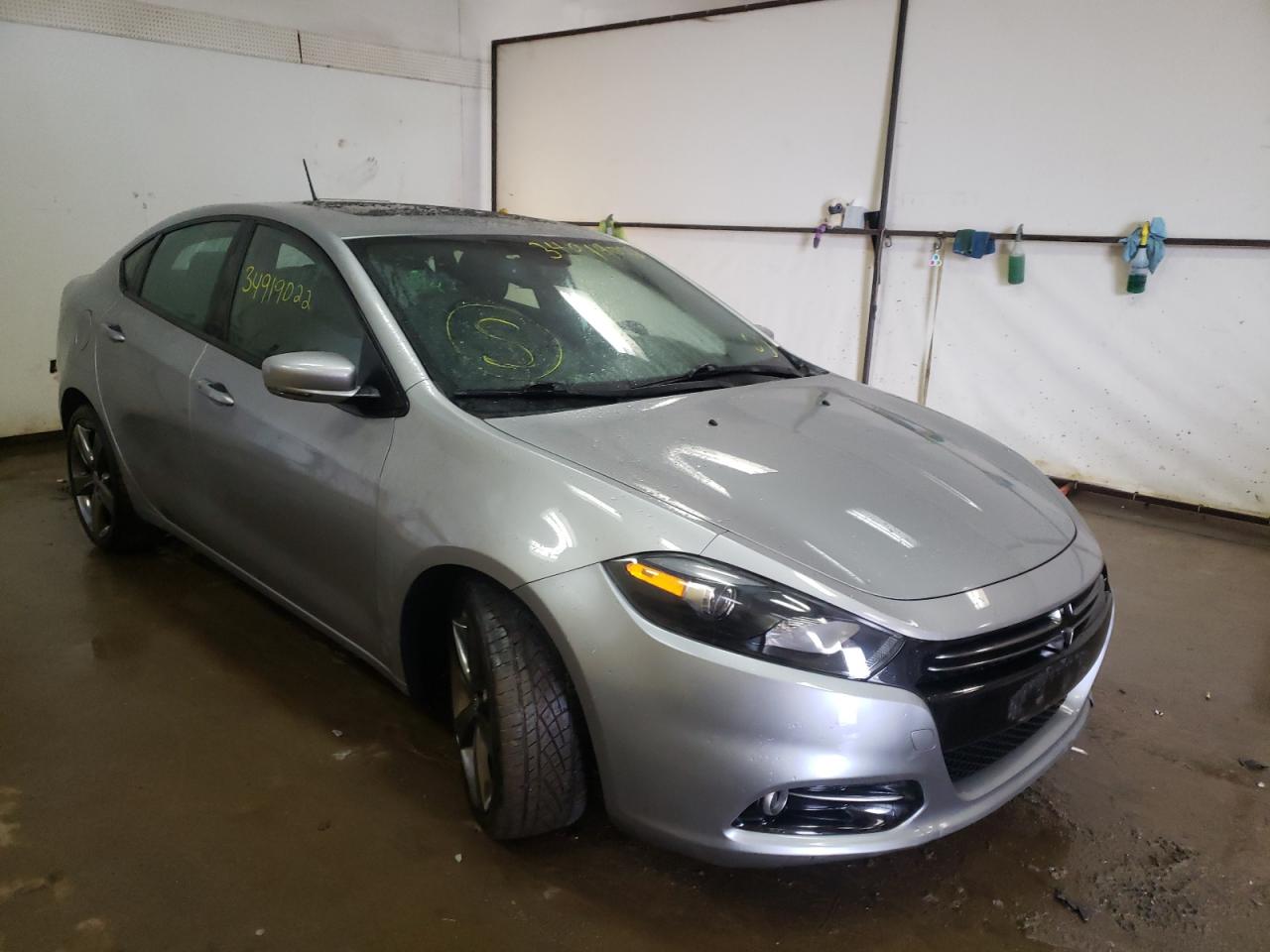 DODGE DART GT 2014 with VIN 1C3CDFEB5ED919592 - Photo from auction