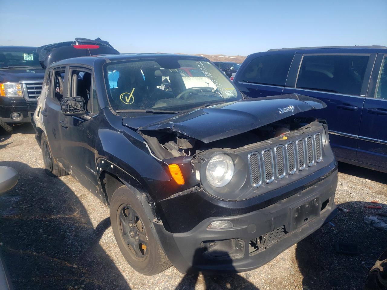 Photo 1 from auction – 2017 JEEP RENEGADE S with VIN ZACCJBAB7HPE98581