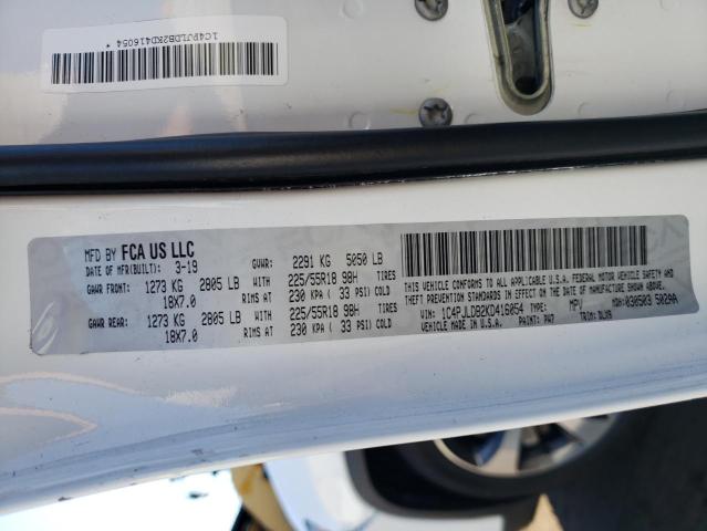 Photo 10 from auction – 2019 JEEP CHEROKEE L with VIN 1C4PJLDB2KD416054