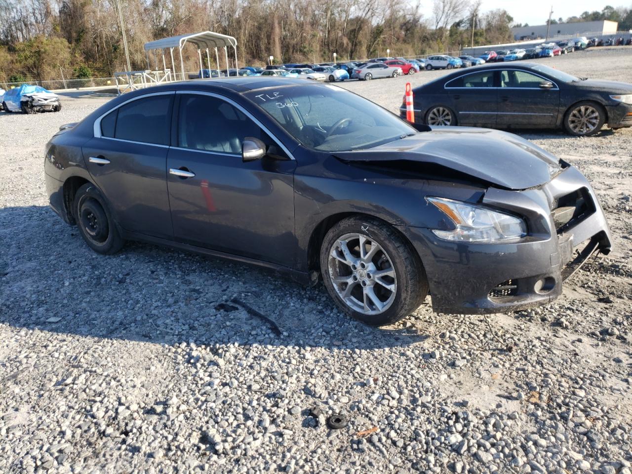 NISSAN MAXIMA S 2012 with VIN 1N4AA5APXCC835610 - Photo from auction