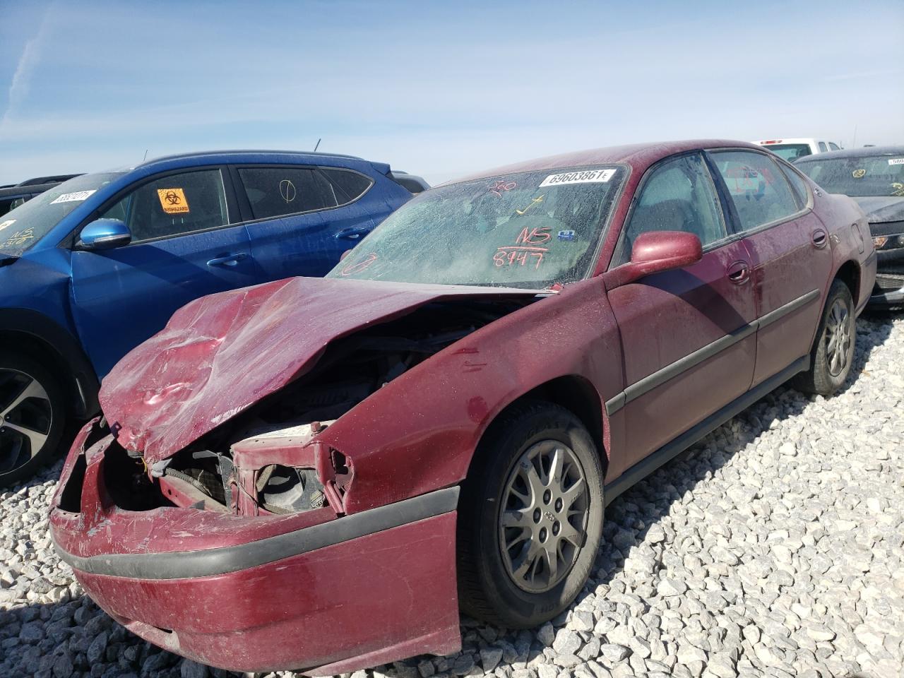 Photo 2 from auction – 2005 CHEVROLET IMPALA with VIN 2G1WF52E759348947