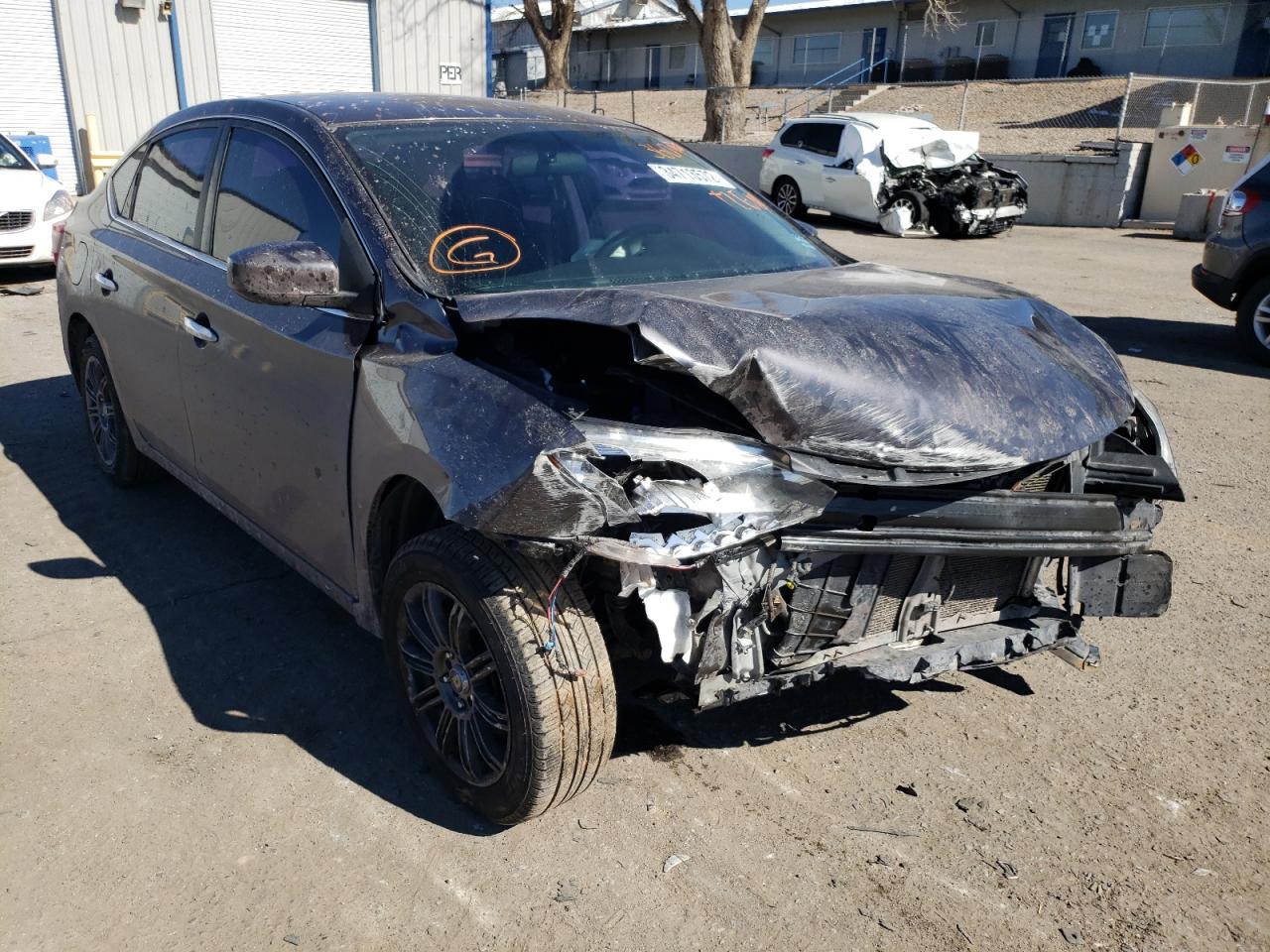 NISSAN SENTRA S 2014 with VIN 3N1AB7AP3EY290981 - Photo from auction