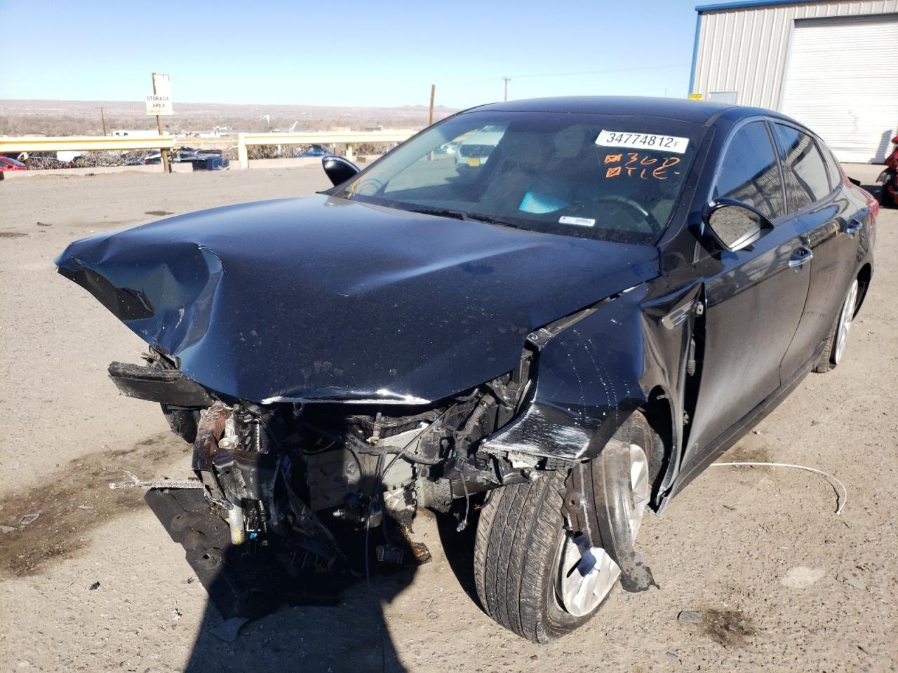 Photo 2 from auction – 2016 KIA OPTIMA EX with VIN 5XXGU4L30GG066170