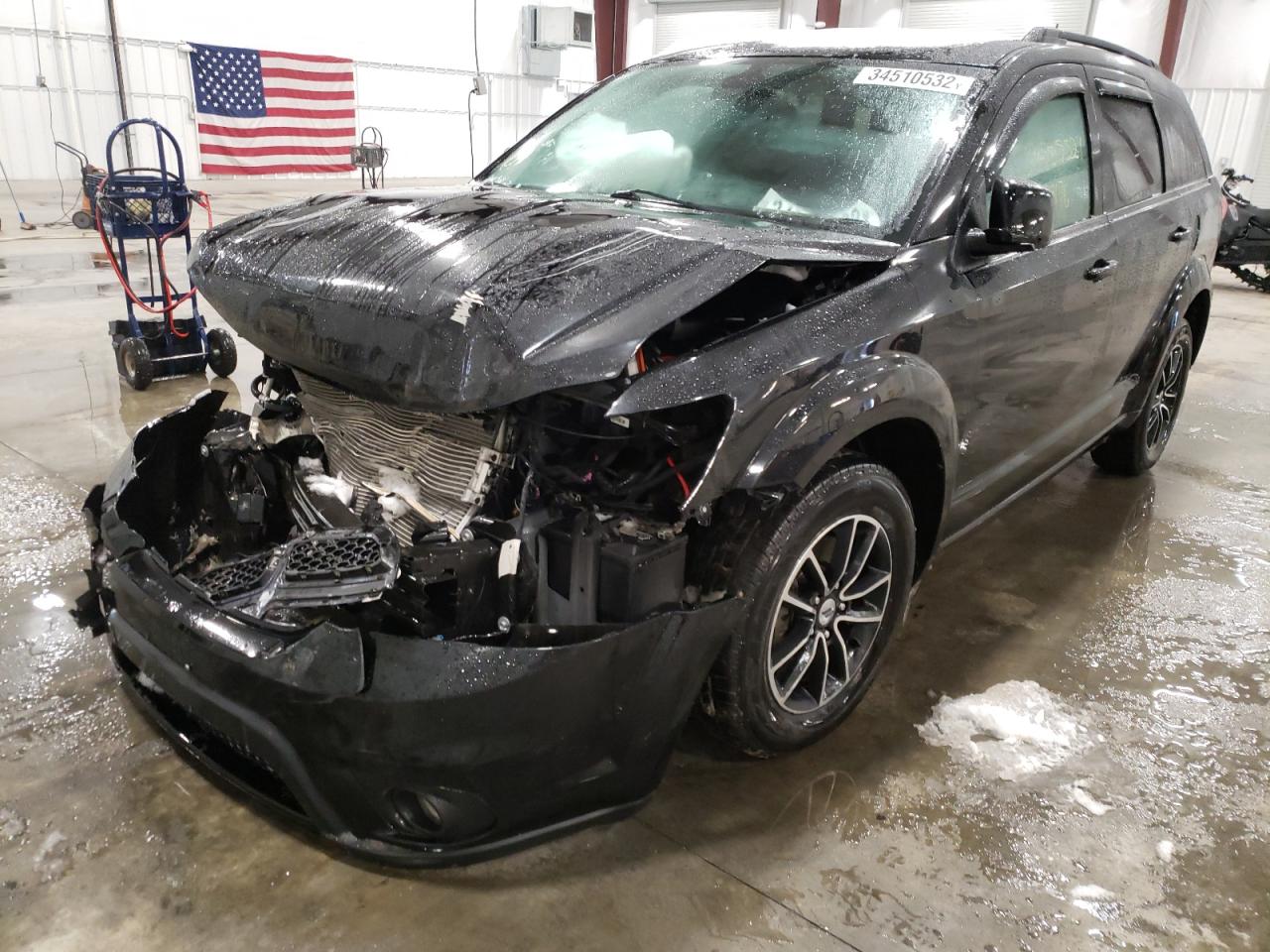 Photo 2 from auction – 2019 DODGE JOURNEY SE with VIN 3C4PDCBB7KT747264
