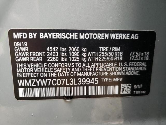 Photo 10 from auction – 2020 MINI COOPER S C with VIN WMZYW7C07L3L39945