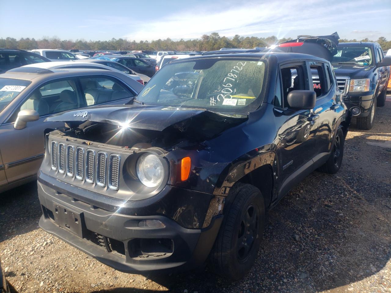Photo 2 from auction – 2017 JEEP RENEGADE S with VIN ZACCJBAB7HPE98581