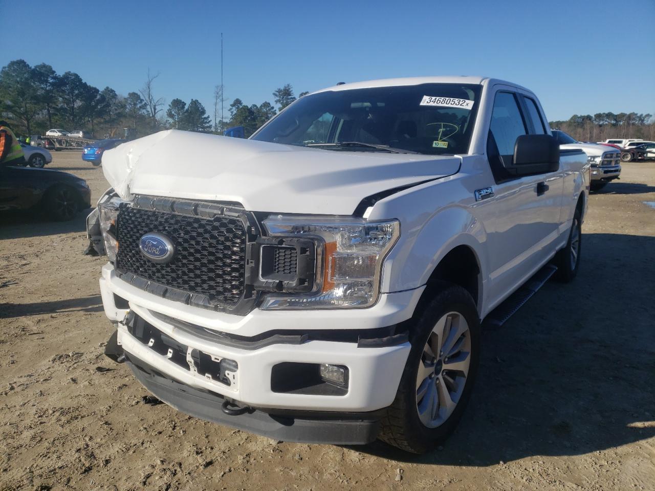 Photo 2 from auction – 2018 FORD F150 SUPER with VIN 1FTEX1EP3JFA14485
