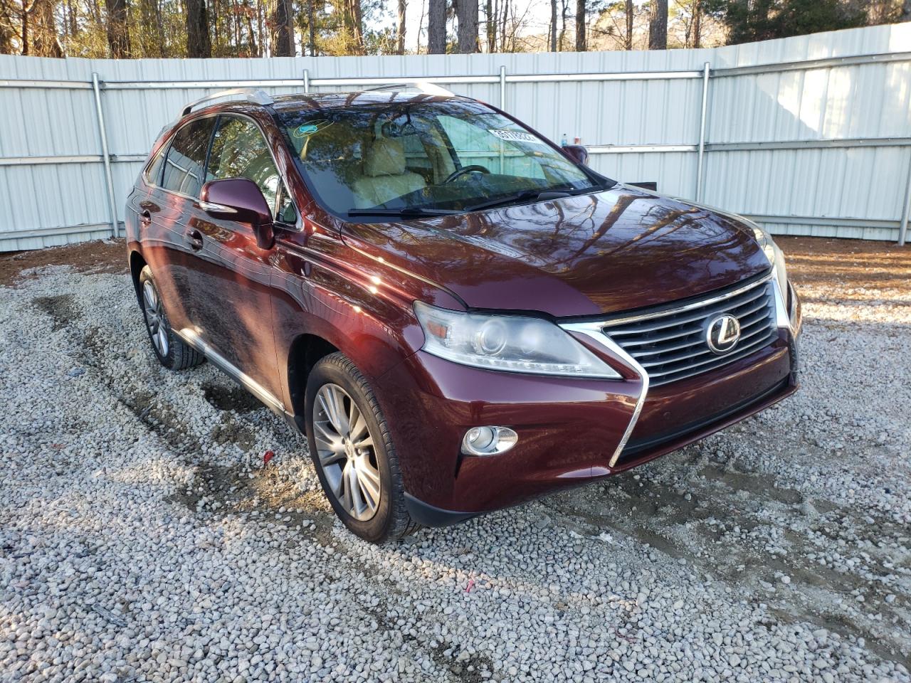 LEXUS RX 350 2013 with VIN 2T2ZK1BA7DC111133 - Photo from auction