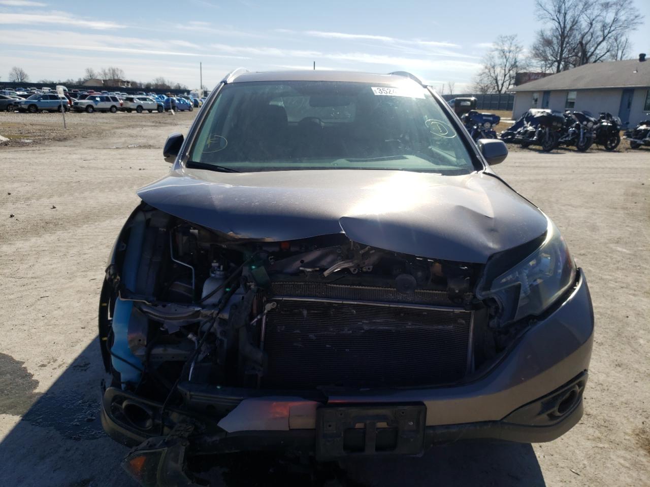 Photo 9 from auction – 2013 HONDA CR-V EXL with VIN 5J6RM4H77DL070002