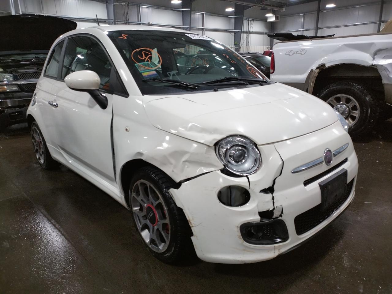 FIAT 500 SPORT 2012 with VIN 3C3CFFBR0CT384299 - Photo from auction