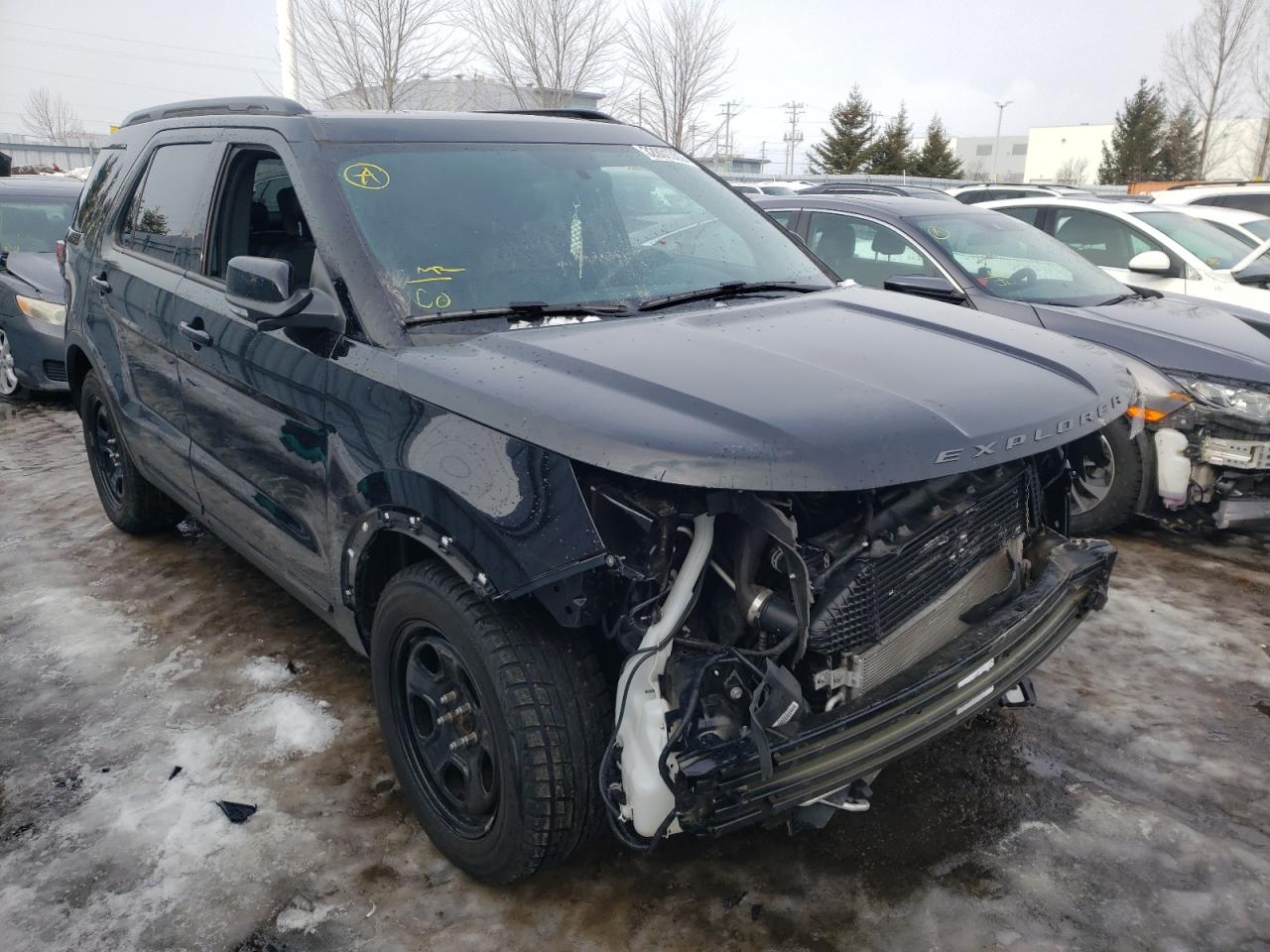 FORD EXPLORER S 2017 with VIN 1FM5K8GT2HGE16130 - Photo from auction