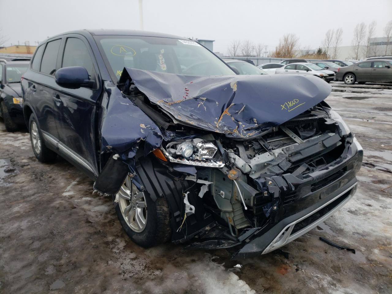 MITSUBISHI OUTLANDER 2019 with VIN JA4AZ2A32KZ609467 - Photo from auction