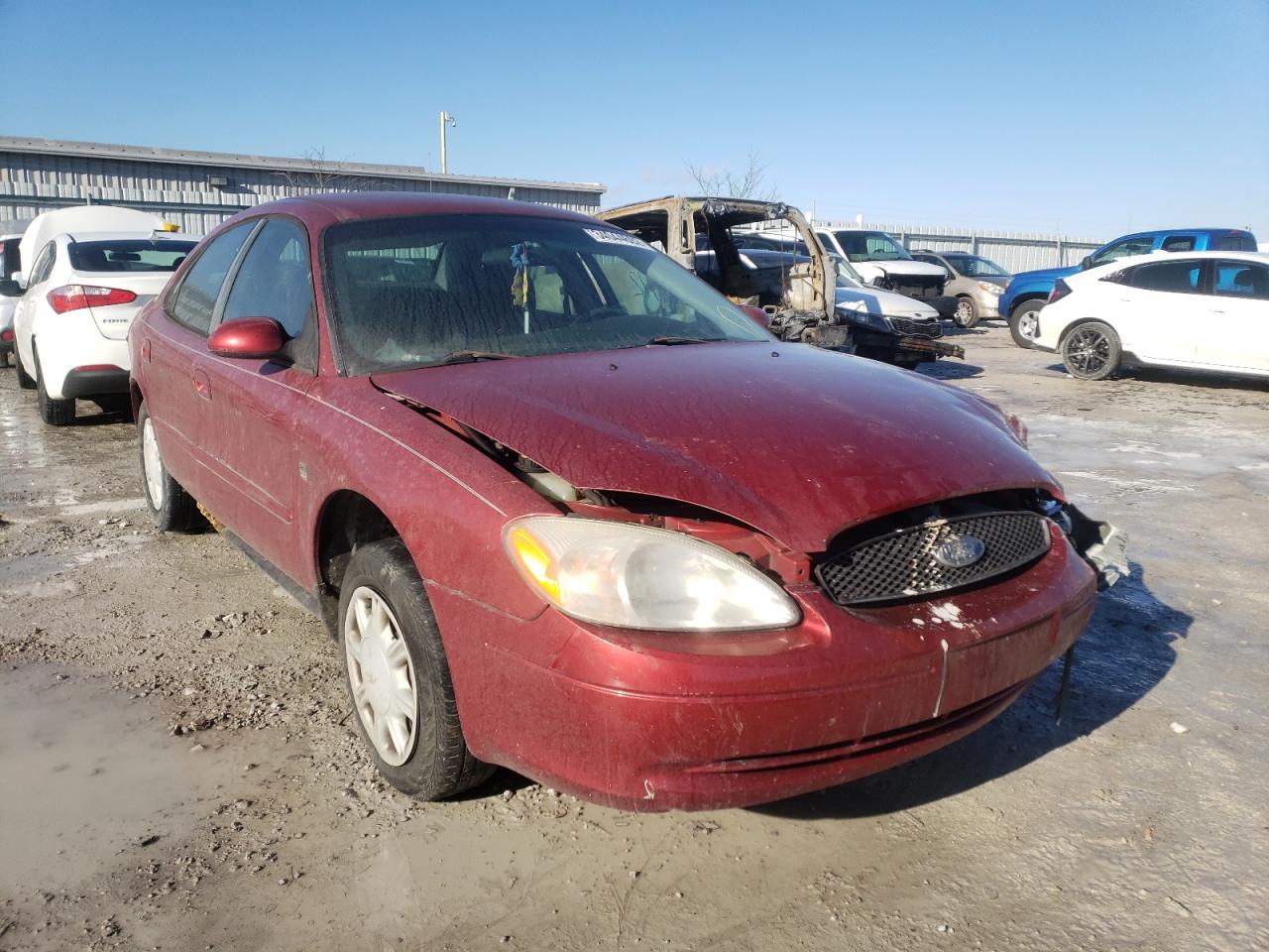 FORD TAURUS SEL 2000 with VIN 1FAFP56S2YG107488 - Photo from auction