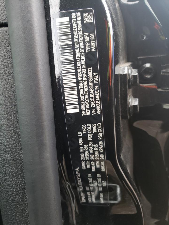 Photo 10 from auction – 2017 JEEP RENEGADE S with VIN ZACCJBAB8HPG39822
