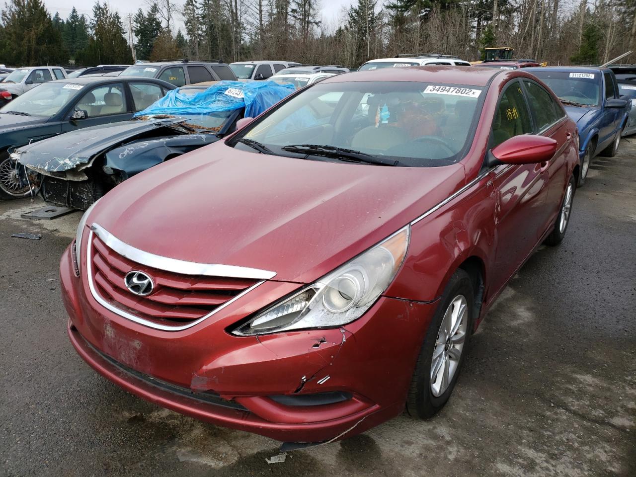 Photo 2 from auction – 2013 HYUNDAI SONATA GLS with VIN 5NPEB4AC3DH738268