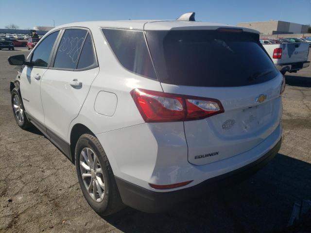 Photo 3 from auction – 2020 CHEVROLET EQUINOX LS with VIN 3GNAXHEV7LS704963