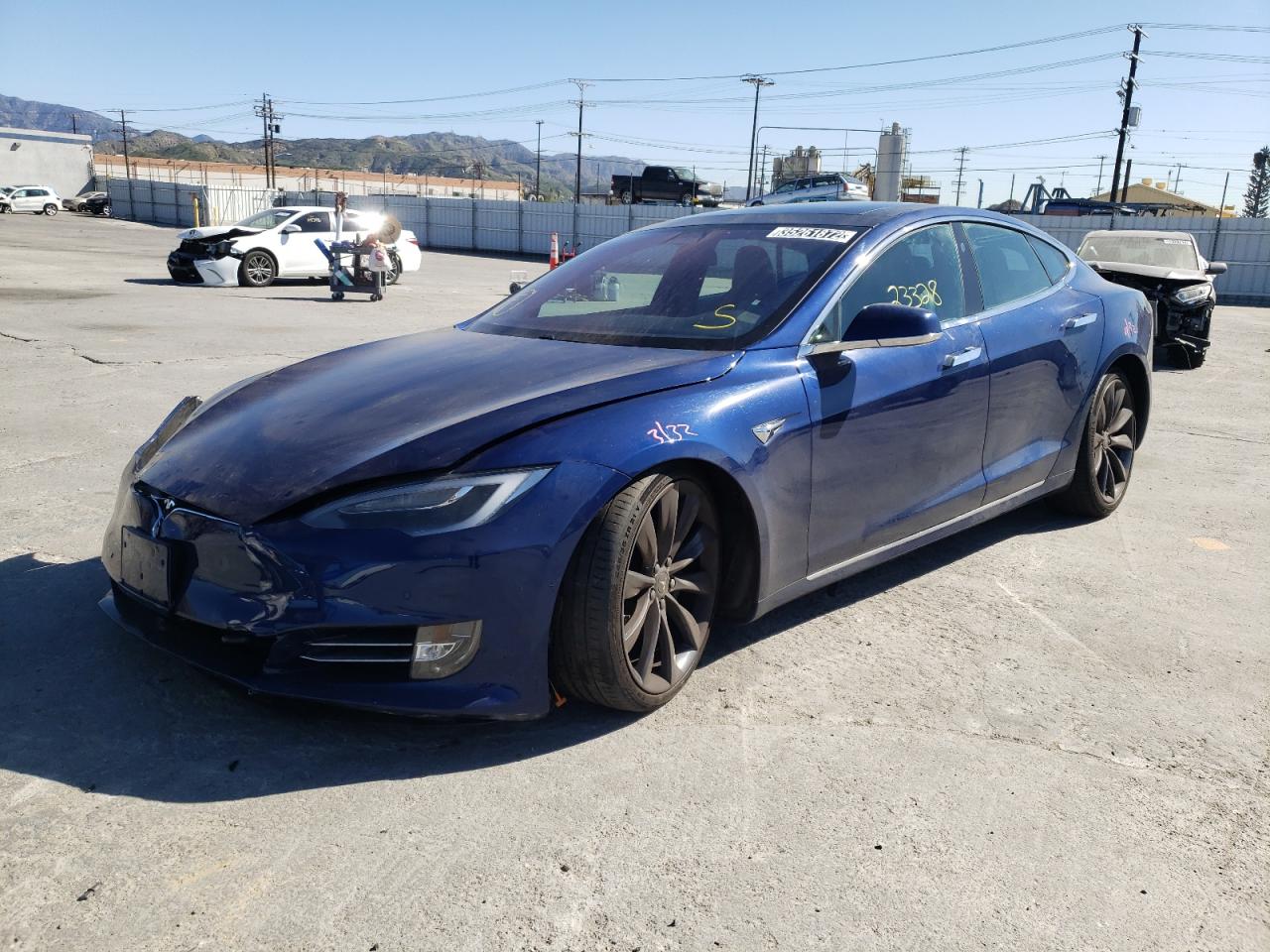 Photo 2 from auction – 2016 TESLA MODEL S with VIN 5YJSA1E28GF171337