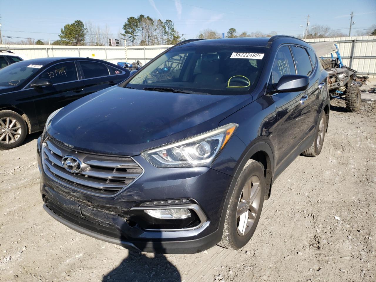 Photo 2 from auction – 2017 HYUNDAI SANTA FE with VIN 5NMZU3LB0HH019914