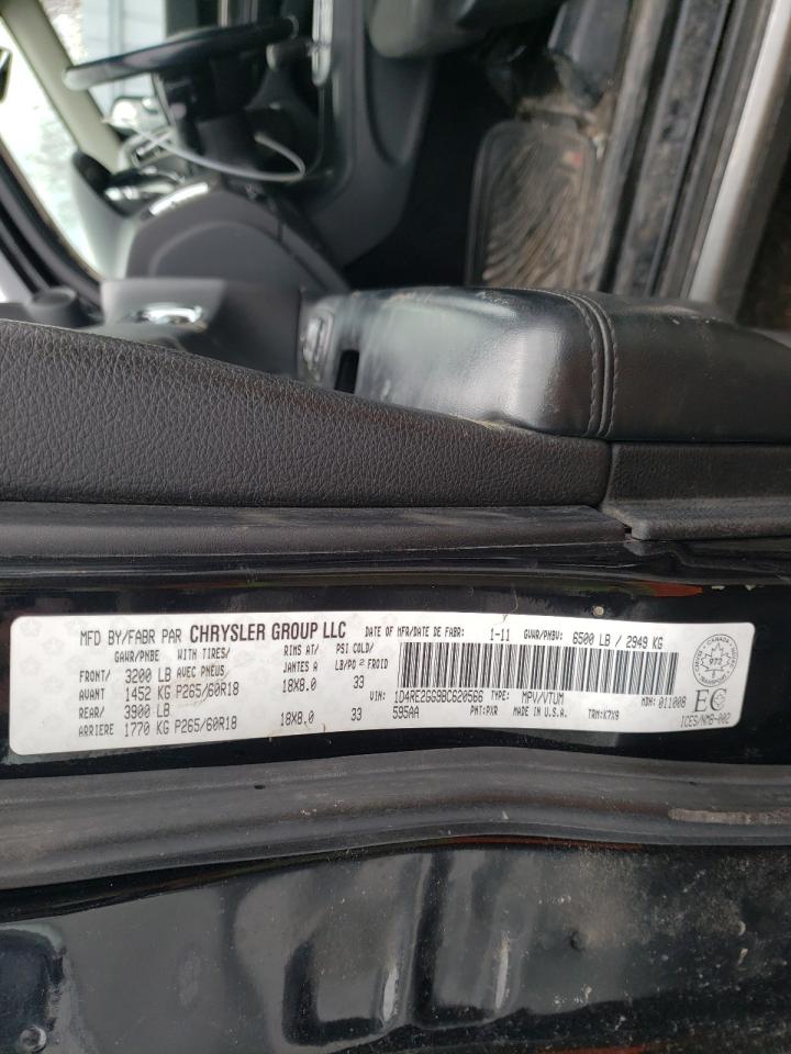 Photo 10 from auction – 2011 DODGE DURANGO EX with VIN 1D4RE2GG9BC620566